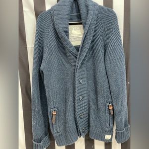 SUPERDRY CO. Blue Cotton Cardigan